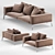 Versatile Flexform Furniture Collection 3D model small image 2