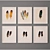 Modern 23-Piece Paintings Collection 3D model small image 2