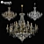 Classic Osgona Pendant Chandelier 3D model small image 1