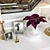 Elegant Pottery Barn Decor Set 3D model small image 3