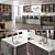 Scavolini Carattere Kitchen: Elegant, Modern, and Functional 3D model small image 1