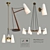 Browning Montfaucon Bronze and Glass Lighting Set 3D model small image 1