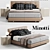 Minotti Bedford Bed Set 3D model small image 2