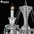 Campana Osgona Pendant Chandelier 3D model small image 2