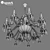 Campana Osgona Pendant Chandelier 3D model small image 3
