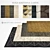 Luxury Nordic Rugs Collection 3D model small image 1