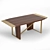 Solid Wood Dining Table OM 3D model small image 2
