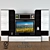 Magic Wall Unit SB-2497 3D model small image 1