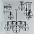 Modern Industrial Pendant Lights 3D model small image 2