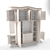 Stylish Storage Solution: Russian-English Translation Wardrobe 3D model small image 2