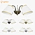Esedra Lightstar Crystal Wall Sconce 3D model small image 1