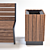 Adanat Ursula - Outdoor Bench & Dustbins 3D model small image 2
