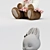 Cozy Cottage Hare Plush Toy 3D model small image 3
