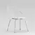 Elegant White Coral Chair 3D model small image 3