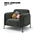 Ultimate Comfort Armchair 3D model small image 1