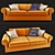 Luxury Christopher Sofa by Roy Bosh 3D model small image 1