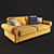 Luxury Christopher Sofa by Roy Bosh 3D model small image 2