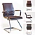 Executive Low Back Office Chair 3D model small image 1