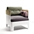 Stylish Blastation KOJA Easy Chair 3D model small image 2