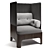 Stylish Blastation KOJA Easy Chair 3D model small image 3