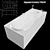 Aquanet Corsica Acrylic Bath 3D model small image 1