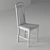 Classic Oak Chair: Elegant Design for Any Space 3D model small image 2