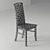 Classic Oak Chair 8: Timeless Elegance 3D model small image 2