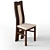 Title: Classic Oak Chair - Elegant Vintage Design 3D model small image 1