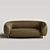 Elegant Lucien Sofa - Ultimate Comfort & Style 3D model small image 1