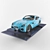 Desktop Car Structure for Office 3D model small image 1