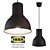 HEKTAR IKEA Pendant Lamp: Modern Design, Perfect for Dining Areas 3D model small image 1