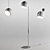 Minimalistic TILT Globe Floor Lamp 3D model small image 2