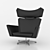 RelaxMax Modern Lounge Chair 3D model small image 1