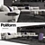 Poliform Paris Set: Stylish Furniture & Decor 3D model small image 3