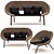 Loa Blooma Sofa and Armchair Set 3D model small image 1