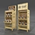 Country Showcase: Versatile Wine and Juice Display 3D model small image 1