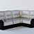 Designer Corner Sofa 3D model small image 2