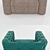 Stylish Armchair New York 3D model small image 2