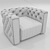 Stylish Armchair New York 3D model small image 3