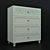 Elegant Twist Chest of Drawers 3D model small image 1