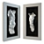 Silver Metal Woman and Man Panel 3D model small image 1