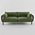 MODERN & COZY | BuzziCane Fabric Sofa 3D model small image 2