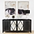 LuxDeco Harrow Sideboard + Manhattan Table Lamp + Art Pieces 3D model small image 1