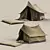Title: Vintage Camping Tent 3D model small image 2