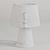 Elegant Smoke Glass Table Lamp 3D model small image 2