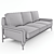 Natuzzi Svevo 2964: Contemporary Elegance 3D model small image 3