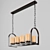 Quoizel Aldora Chandelier & Sconce: Elegant Bronze and Onyx Lighting 3D model small image 2