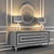 Sleek Modern Console Table 3D model small image 3