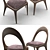 Elegant Sharon Chair for Modern Spaces 3D model small image 3