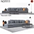 NORR11 Macchiato Sofa - Luxurious and Versatile Seating Solution 3D model small image 1